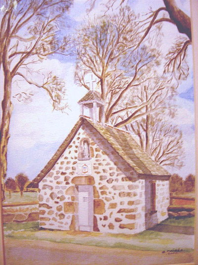 La capelotte - Lacroix-barrez Aquarelle de Grard Poire - 2003